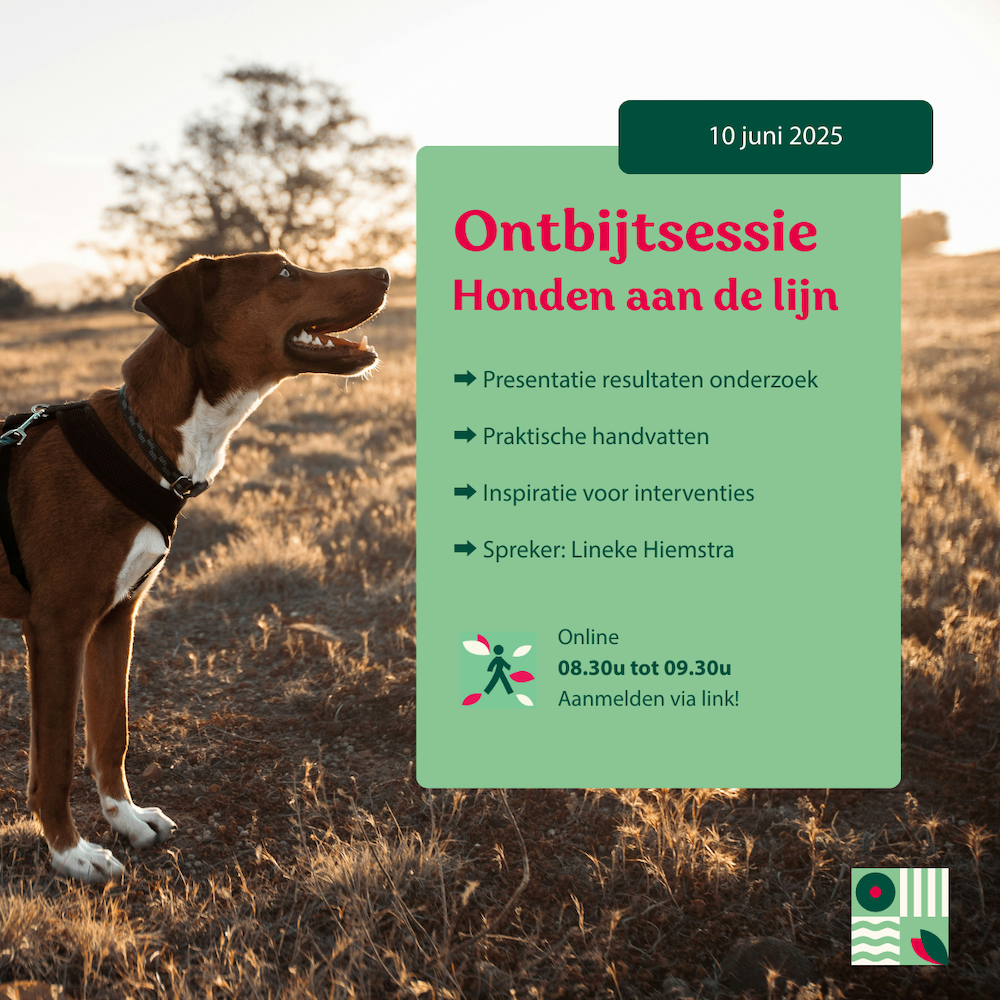 Online sessie: Handreiking ‘Gedragsstrategie honden aanlijnen’?
